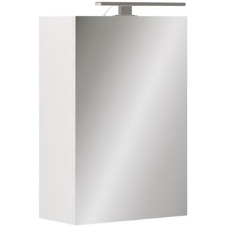 Vicco Armario Con Espejo De Ba&ntilde;o Lavio, Blanco, 40 X 60 Cm Con Iluminaci&oacute;n Led, Vicco