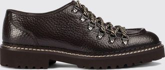 Doucal's Scarpe Derby in pelle di vitello martellata con suola in gomma