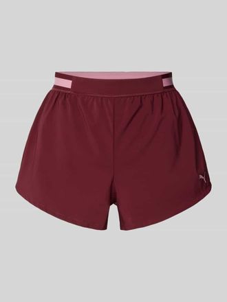 Puma Shorts mit elastischem Bund in Bordeaux, Gr&ouml;&szlig;e L