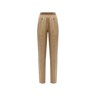 Tom Ford Pantaloni Pigiama in Seta - - Trousers - Donna - Giallo - S