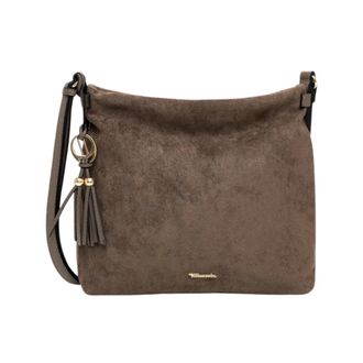 Tamaris TAS Mareike Handtas - Dames - Tassen - Bruin - Maat: ONE Size Velours