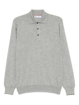 Brunello Cucinelli Brunello Cucinelli Cashmere Polo Sweater