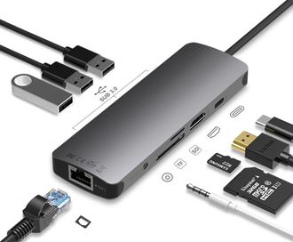 OEM Un Concentrador Usb4 Con Un Puerto Hdmi 8k, Compatible Con Dispositivos Tipo-c, Admite Transferencia De Datos Gen2 De 10 Gbit/s, Carga R&aacute;pida Pd De 60