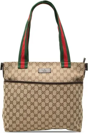 Gucci Pre-owned Gucci GG Canvas Web Satchel Unisex SHONFLKSKPTHU6C0