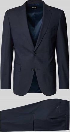 HUGO BOSS Slim Fit Anzug mit Schurwoll-Anteil Modell HUGE in Marine, Gr&ouml;&szlig;e 25