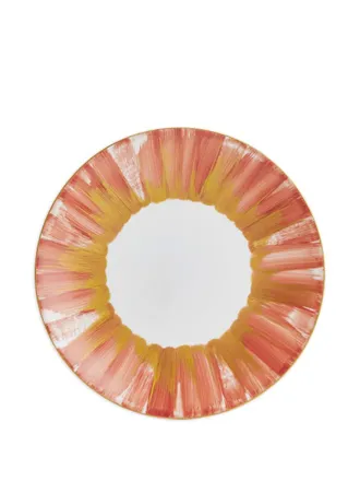 Marie Daage Panache round dessert plate (21cm) - White