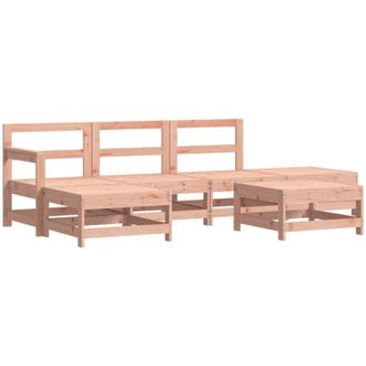 vidaXL Set Salotto da Giardino 6 pz in Legno Massello di Douglas - Vidaxl