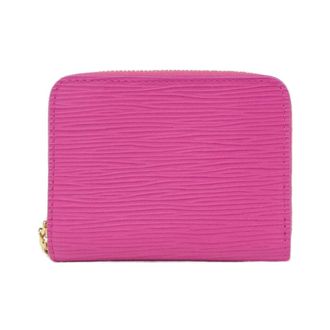 Louis Vuitton Pink Leather Coin Purse/Coin Case (Pre-Owned)