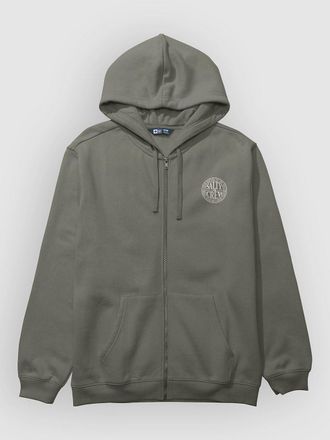 Salty Crew Global Sweatjacke gr&uuml;n