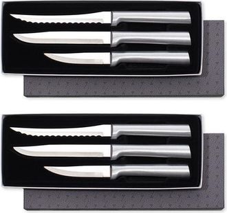 Rada 3 Piece Cooking Essentials Knife Set with Gift Box, Set of 2, Silver Handles at Nordstrom