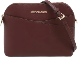 Michael Kors Pre-owned Cross Body Bags, female, Red, Size: ONE SIZE Pre-owned Dome Crossbody Bag