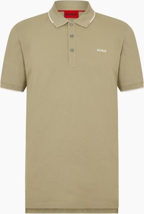 HUGO BOSS Mens Polo Shirt - Green - Size: 36