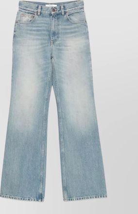 Chlo&eacute; flared-leg denim jeans
