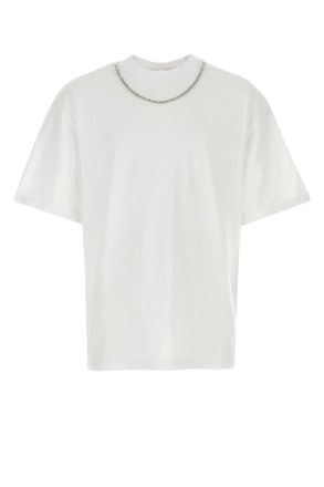 AMBUSH Mens White Cotton T-shirt - Size Small