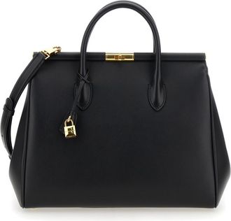 Dolce & Gabbana Black Marlene Satchel Bag