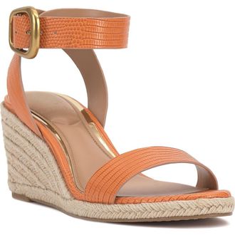 Vince Camuto Felia Wedge Sandal in Mandarino at Nordstrom Rack, Size 6.5