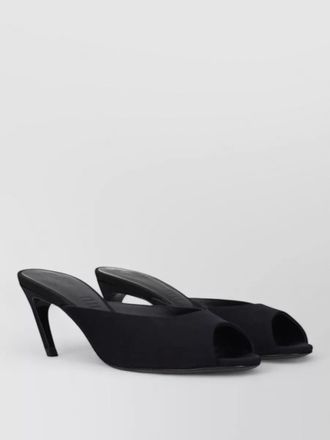 The Attico fabric flat mules