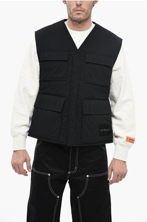 Off-white SEASONAL Padded Gilet WAVE TAG size 52
