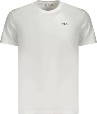 Fila T-shirt met opvallende print - Heren - T-shirts - Wit - L - Katoen - Tops