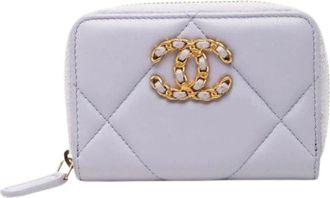 Chanel Pre-owned Wallets, female, Purple, Size: ONE SIZE Pre-owned Vintage Wallet