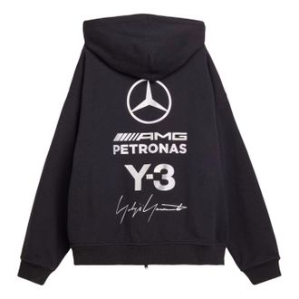 adidas Y-3 F1 Mercedes Track Zip Hoodie Black KR2242