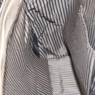 Fendi Pre-owned Handbags, female, Gray, Size: ONE SIZE Pre-owned Leather Handbag