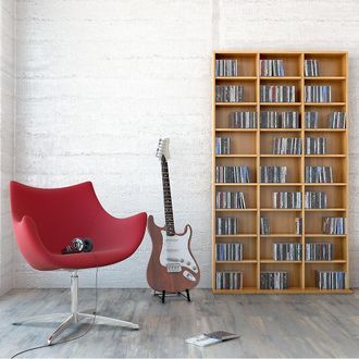 Vicco Estante Para Cds Jukebox, Haya, 102 X 178 Cm