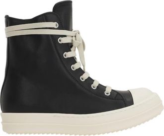 Rick Owens Lace-Up High-Top Sneakers