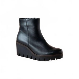 Gabor Womens Wedge Boots In Black