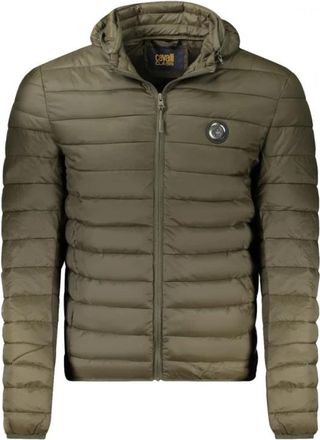 Cavalli Gewatteerd doorgestikt bodywarmer - Heren - Winterjassen - Groen - XL - Polyester - Jassen