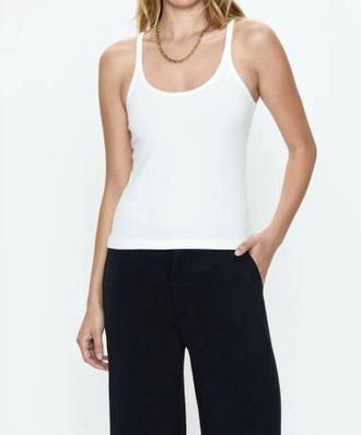 Pistola Denim Paloma Everyday Tank Top In Le Blanc