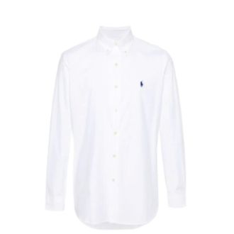Polo Ralph Lauren Casual Shirts, male, White, Size: 3XL Polo Ralph Lauren Shirts White