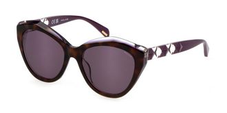 Police SPLL35 HEDRON 1 0993 Womens Sunglasses Tortoiseshell Size 55