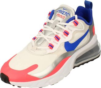 Nike Womens Air Max 270 React Running Trainers CW3094 Sneakers Shoes (UK 5 US 7.5 EU 38.5, White Racer Blue Flash Crimson 100)