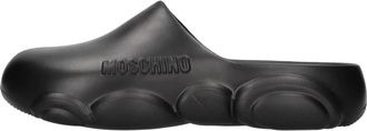 Moschino Couture Milano Sandalen Zwart - Dames - Slip ons - Zwart - 35 EU - Schoenen