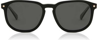 Polaroid PLD 4117/G/S/X Asian Fit 807/M9 Mens Sunglasses Black Size 55