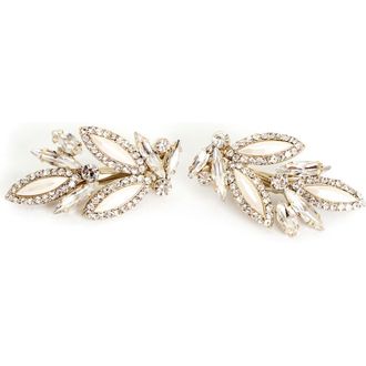 Brides & Hairpins Catalina Set of 2 Hair Clips in Gold at Nordstrom