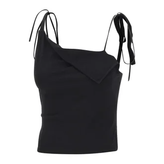 A. Roege Hove Sleeveless Tops, female, Black, Size: S Trine Top