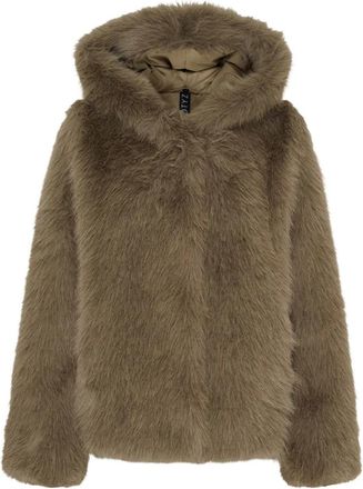 Notyz Nepbont jas - Dames - Jassen - Beige - L - Nepbont - Jassen