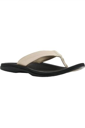 Olukai Womens Ohana Sandal In Ecru/black