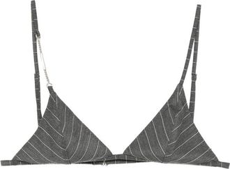 Dondup Pinstripe-pattern Chain-link Top