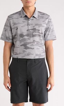 Travis Mathew Skywind Golf Polo in Heather Medium Grey at Nordstrom Rack, Size X-Large