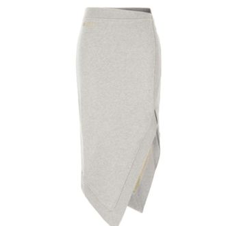 The Attico Midi Skirt - female - The Attico - Midi Skirts - Gray - S - Skirts