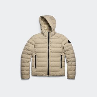 Canada Goose Crofton EnduraLuxe Hoodie (Men, Limestone, XXL)