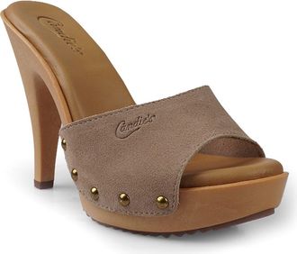 Candie's Viviana Platform Sandal in Light Taupe at Nordstrom, Size 11