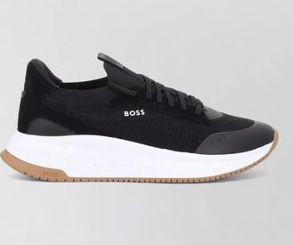 HUGO BOSS modern mesh sneakers rubber sole