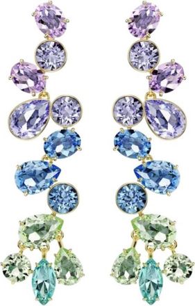 Swarovski Gema Gold-Tone Plated Crystal Earrings
