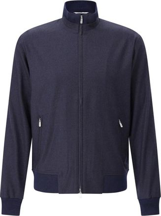Marco Pescarolo Jassen, Heren, Blauw, 2Xl, Leer, Blouson