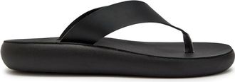 Ancient Greek Sandals Charys Comfort Leather Flatform Sandals - Black - 38 (IT38/ UK5)