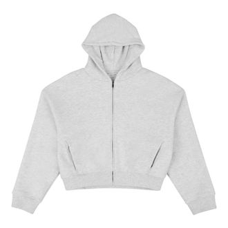 Entire studios Eternal Zip Hoodie - Heren - Vesten met rits - Grijs - XS - Katoen - Hoodies & sweatvesten